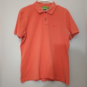 Men's Boss Hugo Boss Coral Polo Shirt L